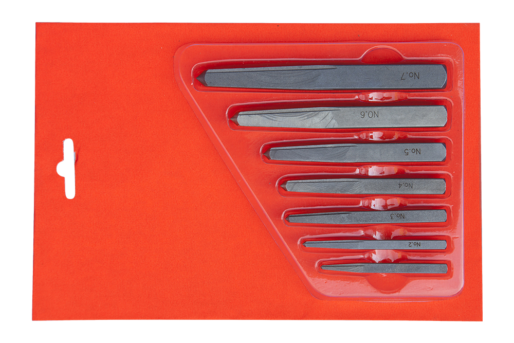 Square straight groove extractor 7-piece set
