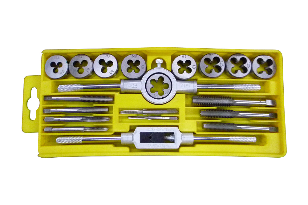 4.20 PCS tap die set injection box package yellow neutral